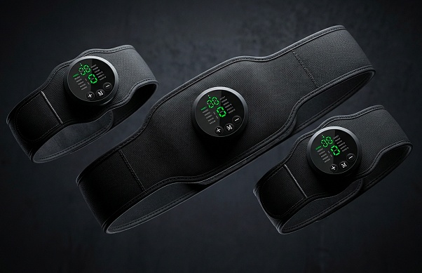 Carbon Core wearable EMS belt and two limb straps